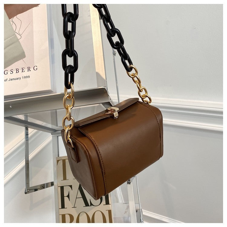 SquareLuxe – Women's High-End Chain Shoulder Tote