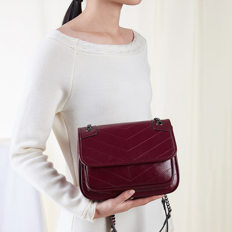PureGraze – Elegant Cowhide Leather Handbag for Women