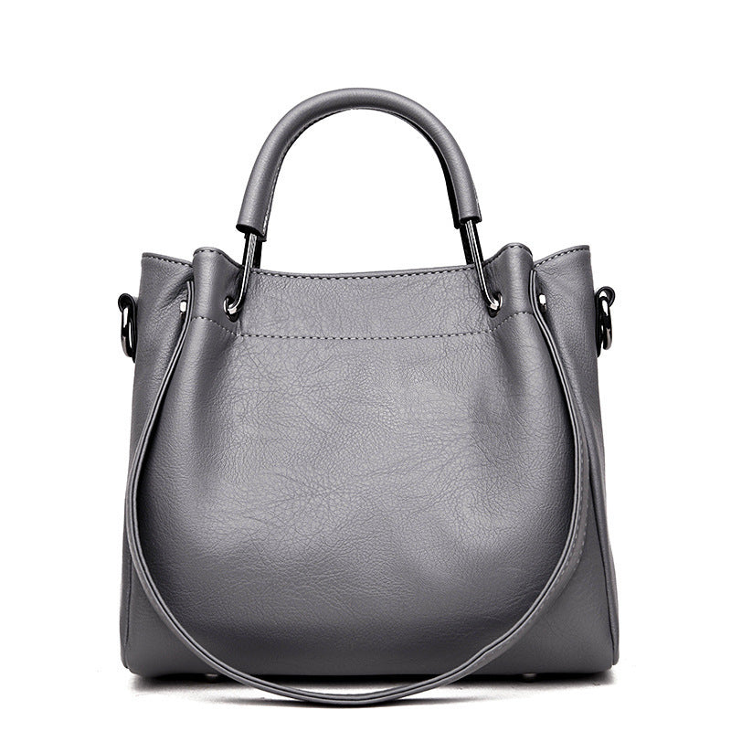 Premium Korean Leather Bucket Bag