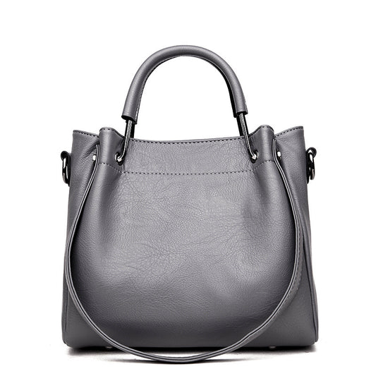 Premium Korean Leather Bucket Bag