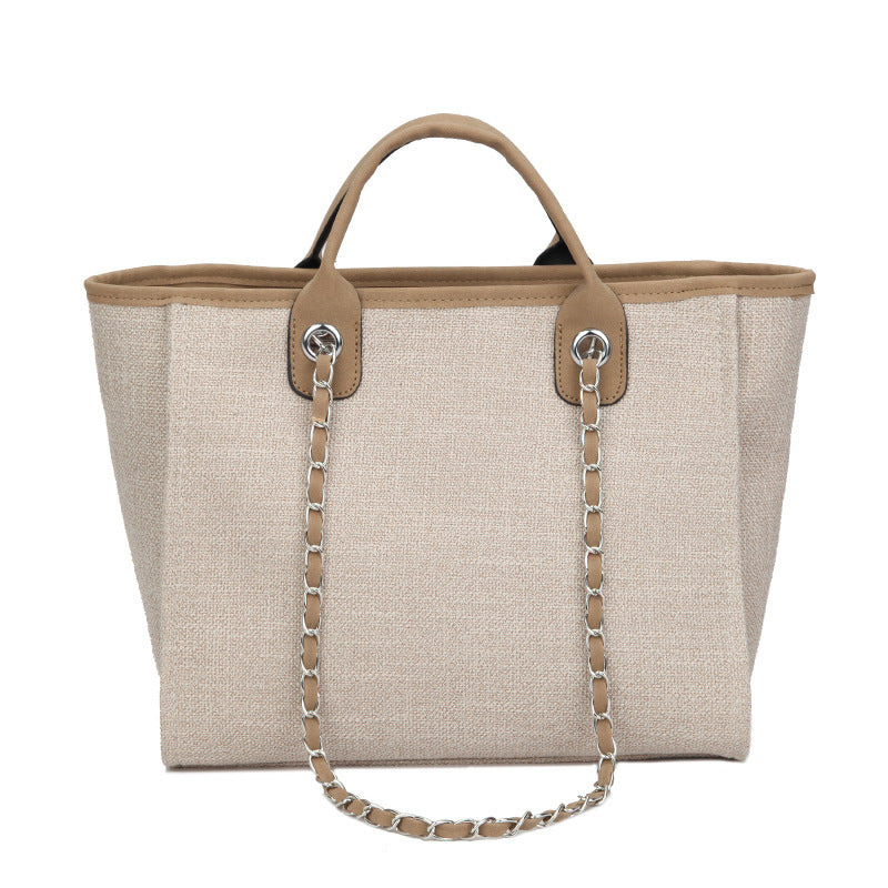 GlamPour – Stylish Chain Bucket Tote Bag for Women