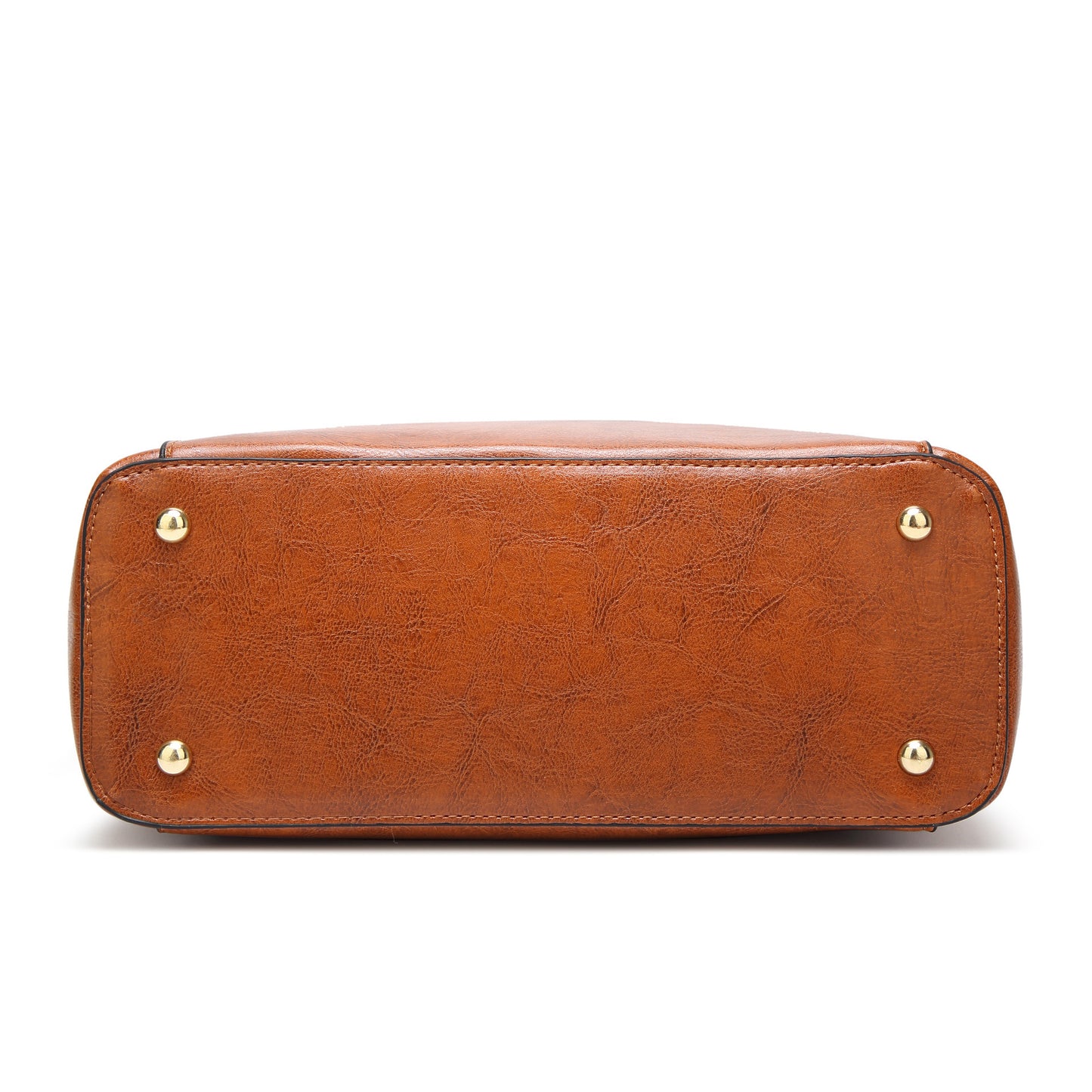 ShineCraft – Elegant Waxed Leather Tote Bag