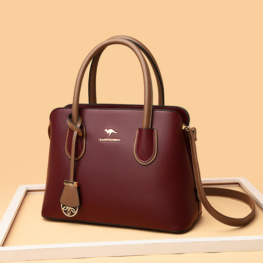 "Classic Large Capacity Handbag for Effortless Style"