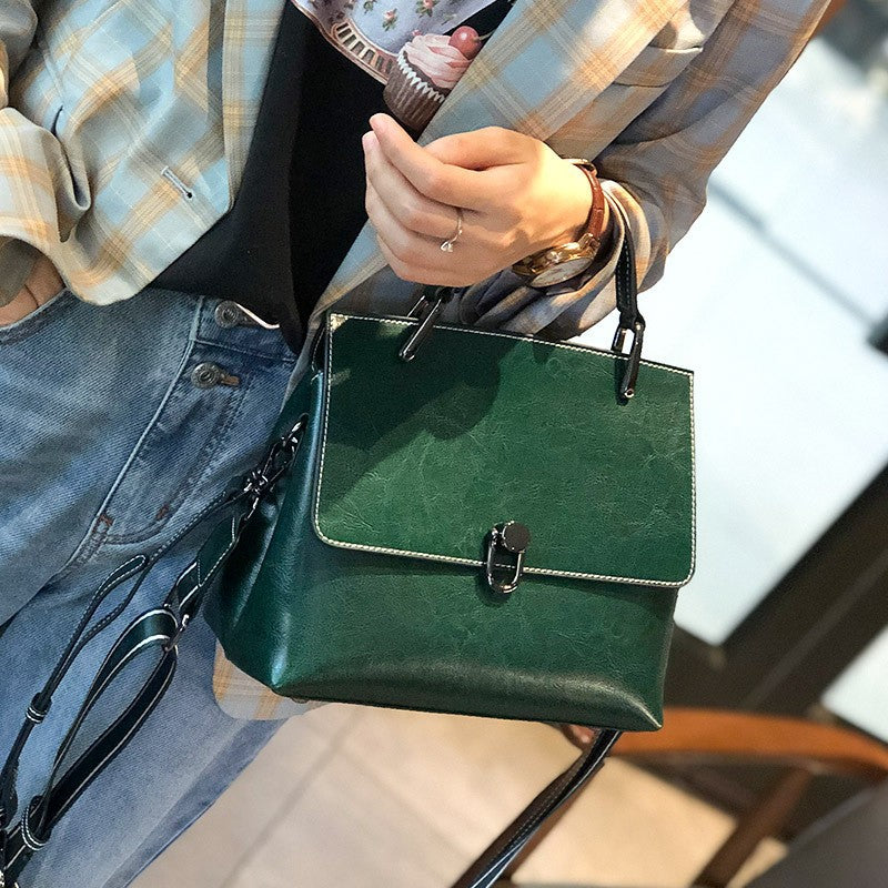 "Premium Cowhide Leather Handbag for Women"