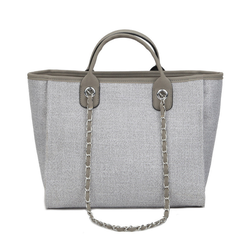 GlamPour – Stylish Chain Bucket Tote Bag for Women