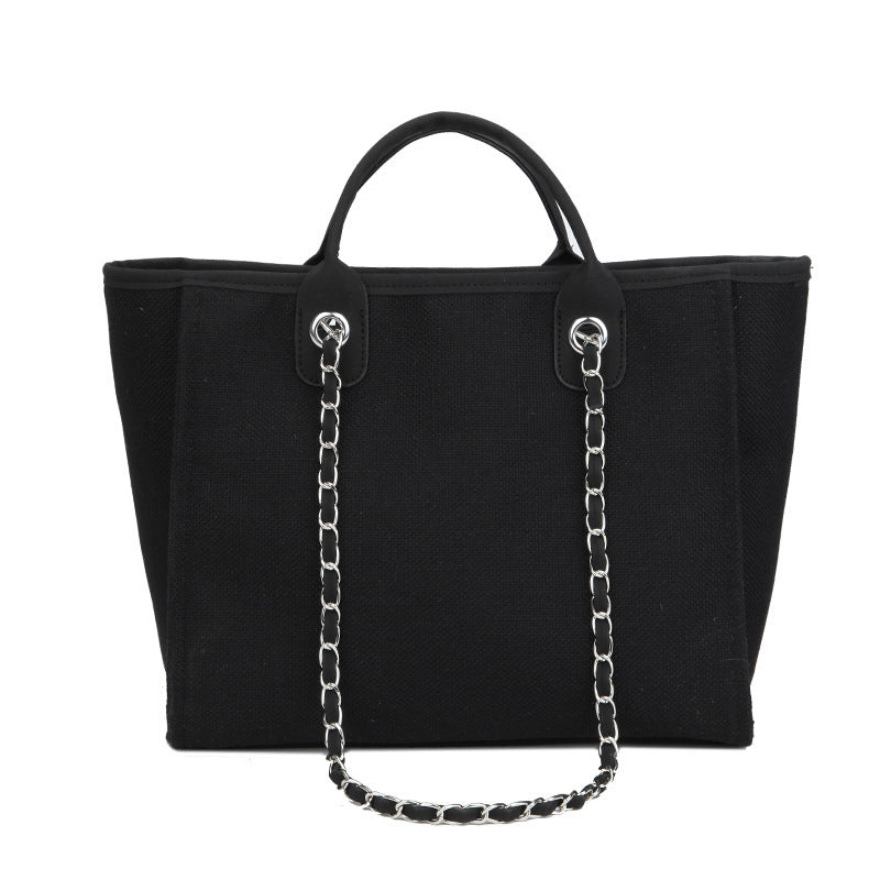 GlamPour – Stylish Chain Bucket Tote Bag for Women