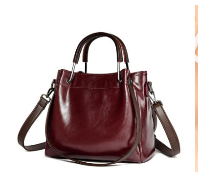 Premium Korean Leather Bucket Bag