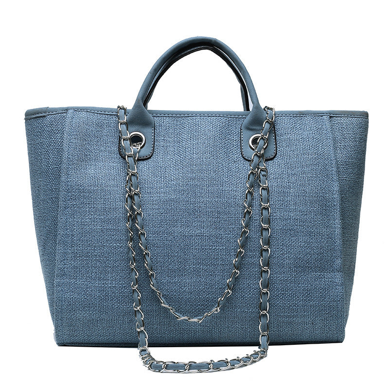 GlamPour – Stylish Chain Bucket Tote Bag for Women