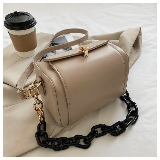 SquareLuxe – Women's High-End Chain Shoulder Tote