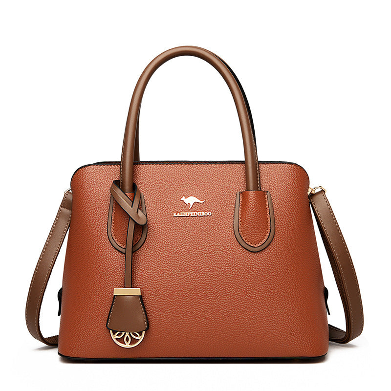 "Classic Large Capacity Handbag for Effortless Style"
