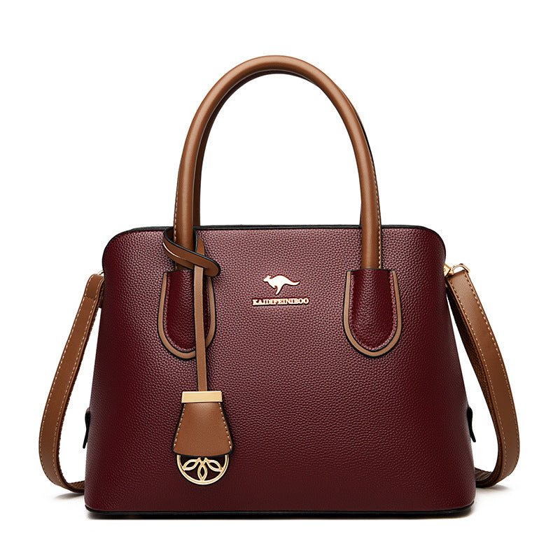 "Classic Large Capacity Handbag for Effortless Style"