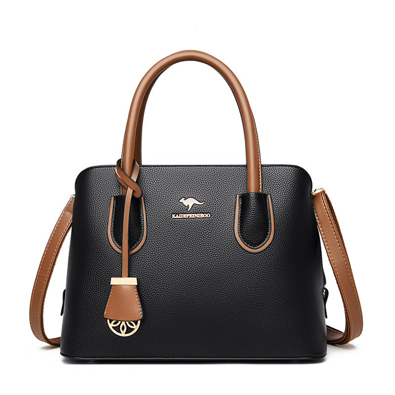 "Classic Large Capacity Handbag for Effortless Style"